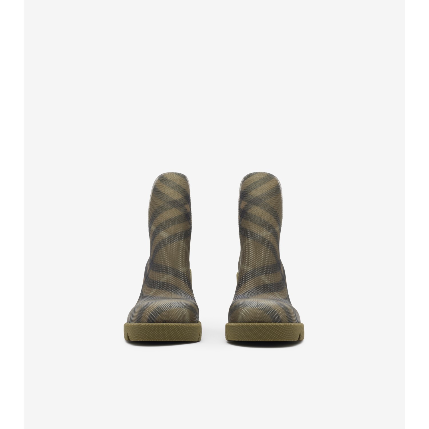 Check Rubber Marsh Heel Boots