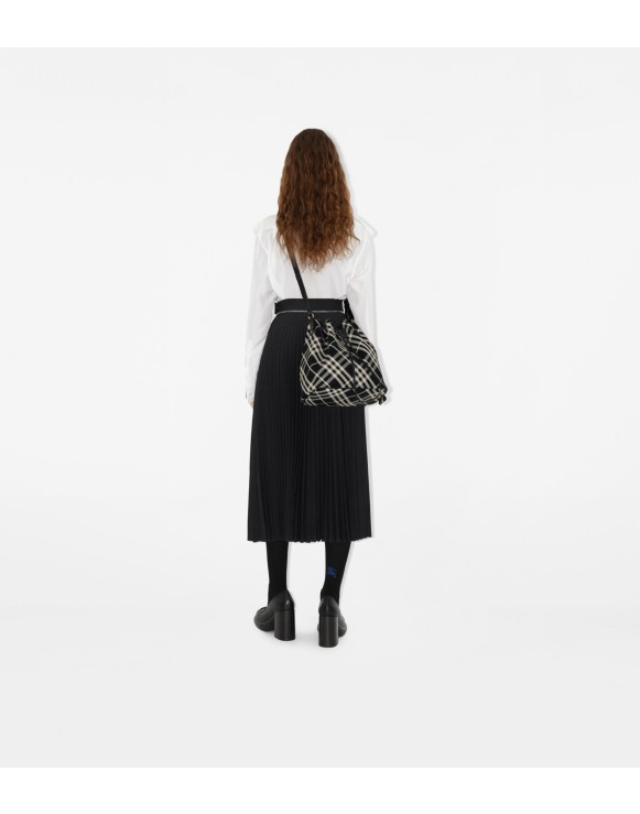 Medium Check Bucket Bag