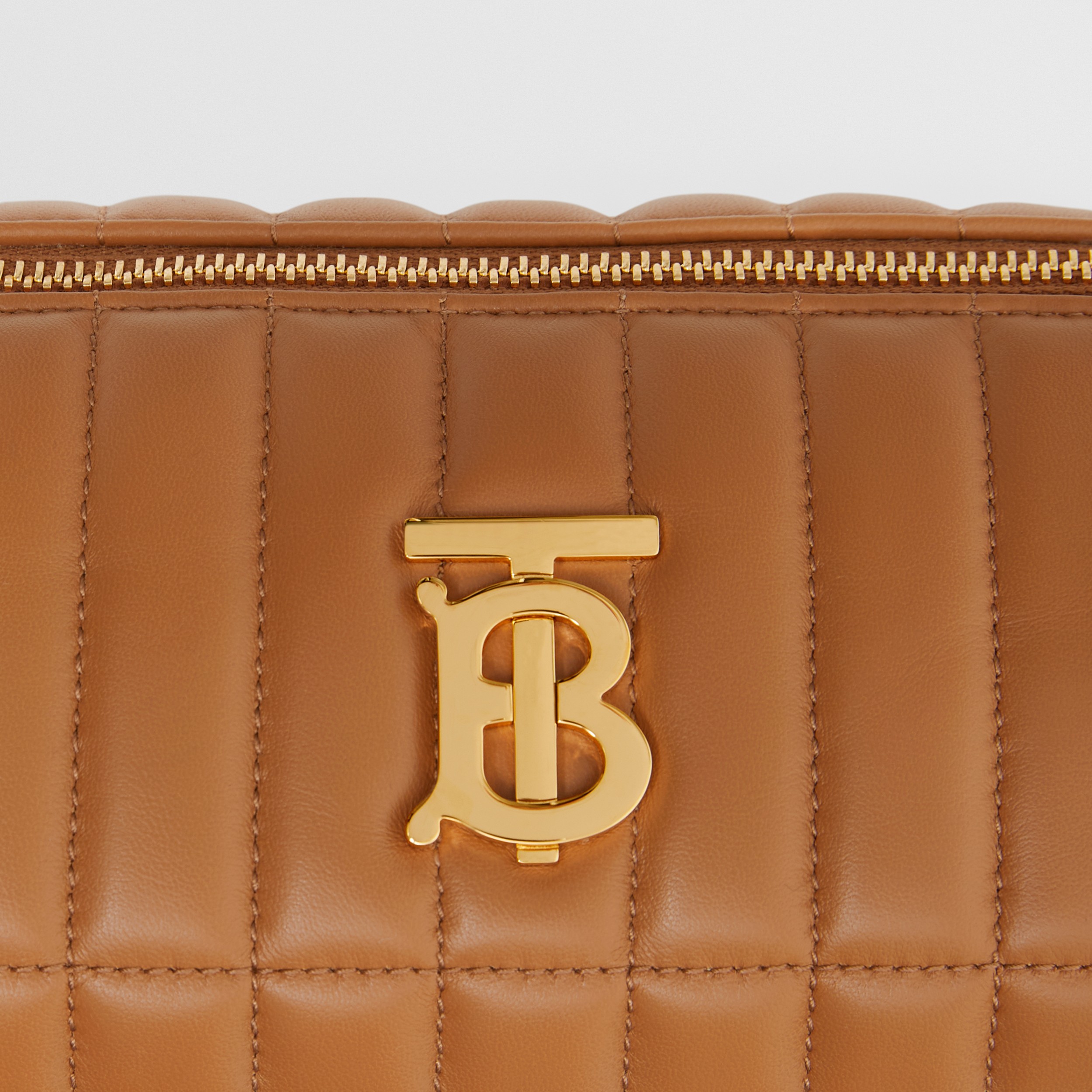 Quilted Lambskin Barrel Lola Bag in Maple Brown - Women | Burberry® Official - 2