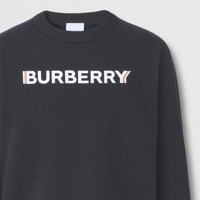 burberry logo print sweatshirt