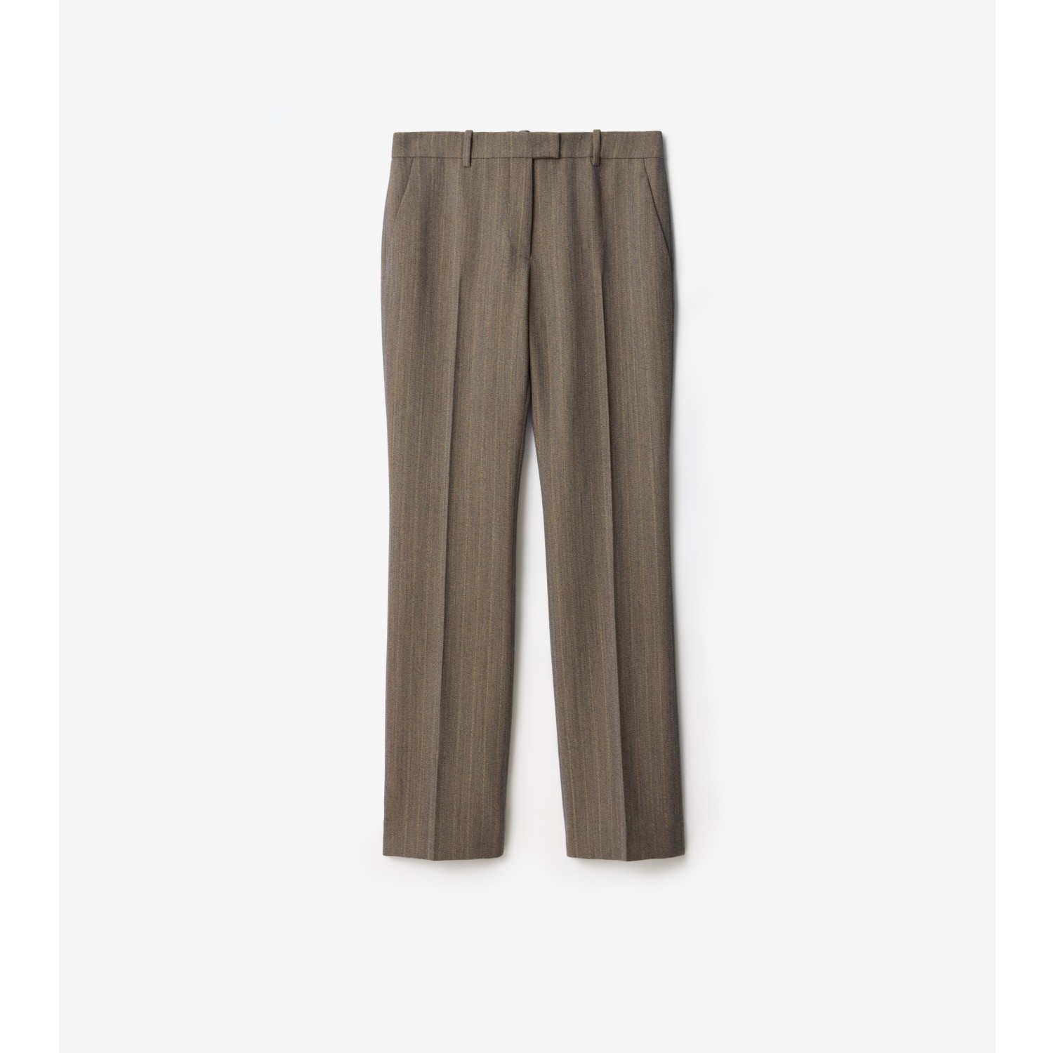 Mouliné Wool Tailored Trousers