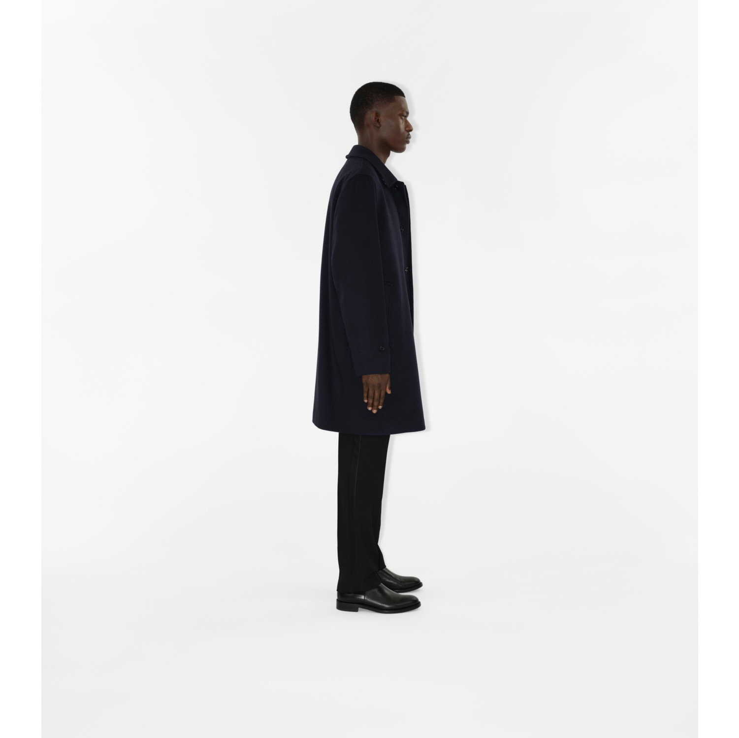Mid-length Cashmere Blend Paddington Car Coat in Midnight navy - Men |  Burberry® Official