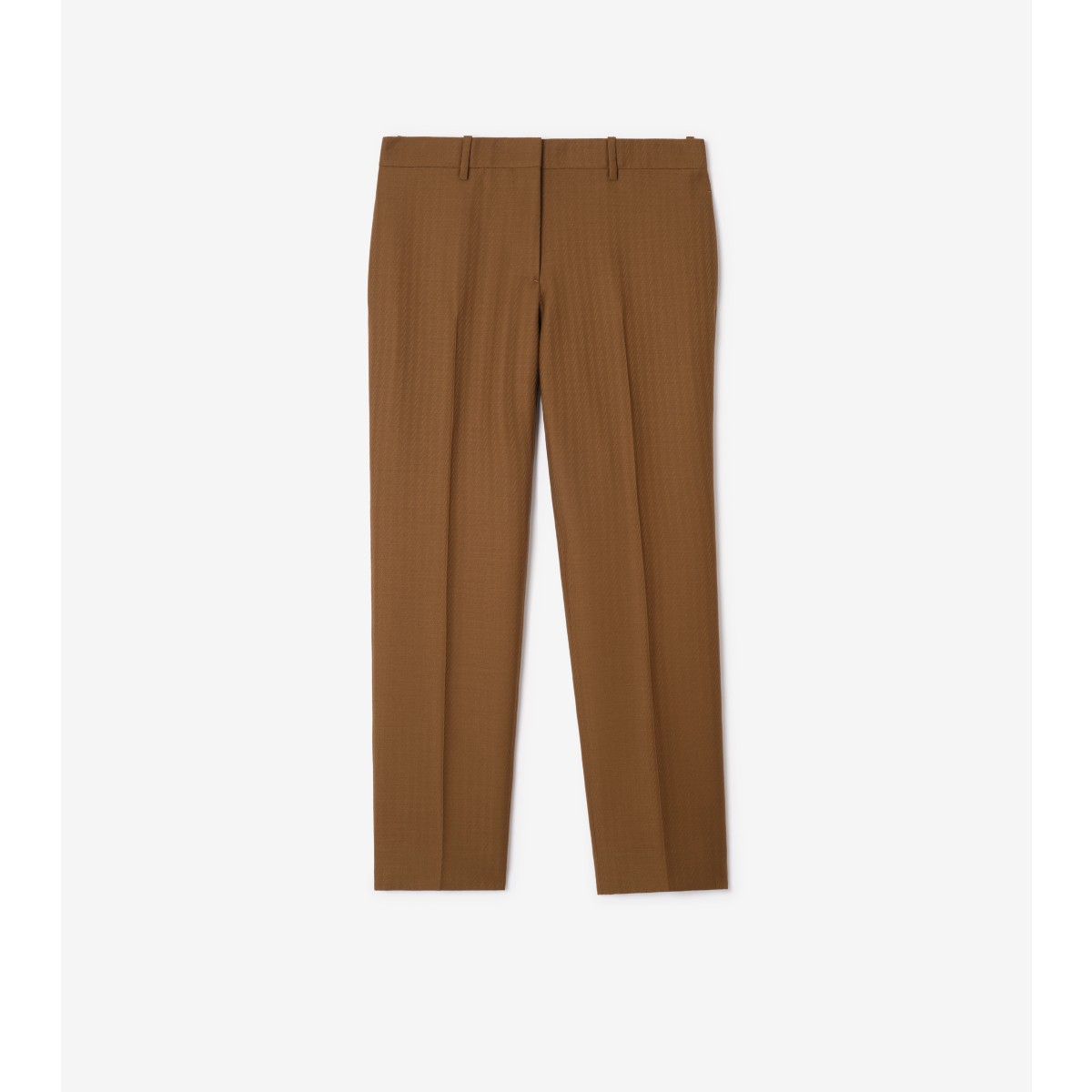  Stripe Wool Mohair Tailored Trousers