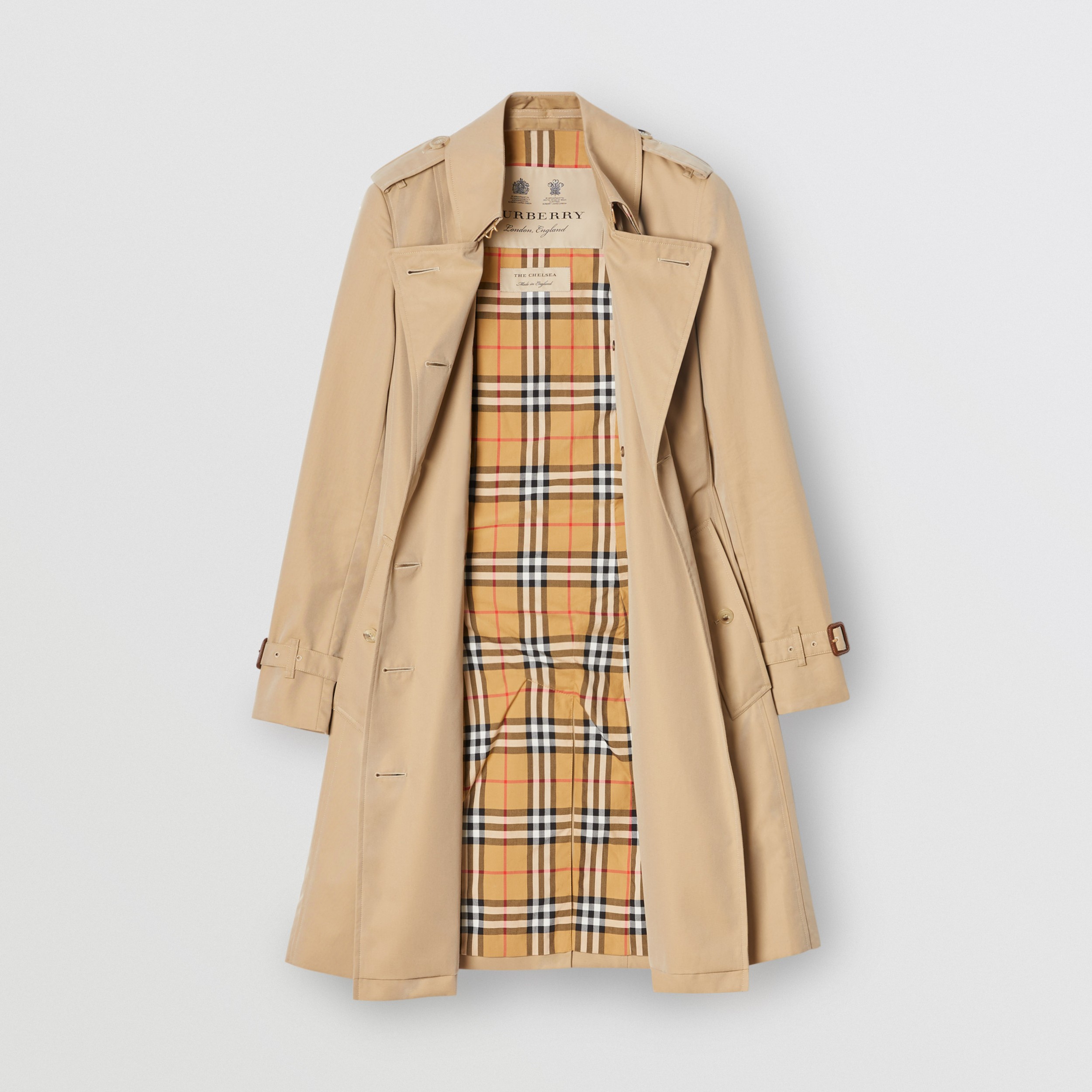 The Mid-length Chelsea Heritage Trench Coat in Honey | Burberry® Official