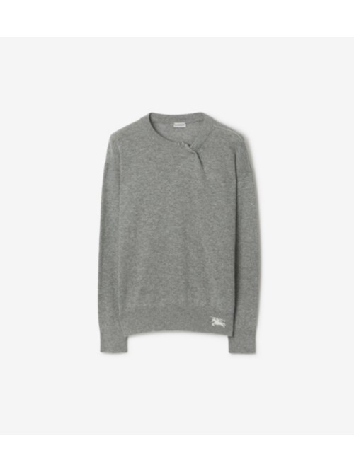 Burberry Cashmere Sweater In Gray