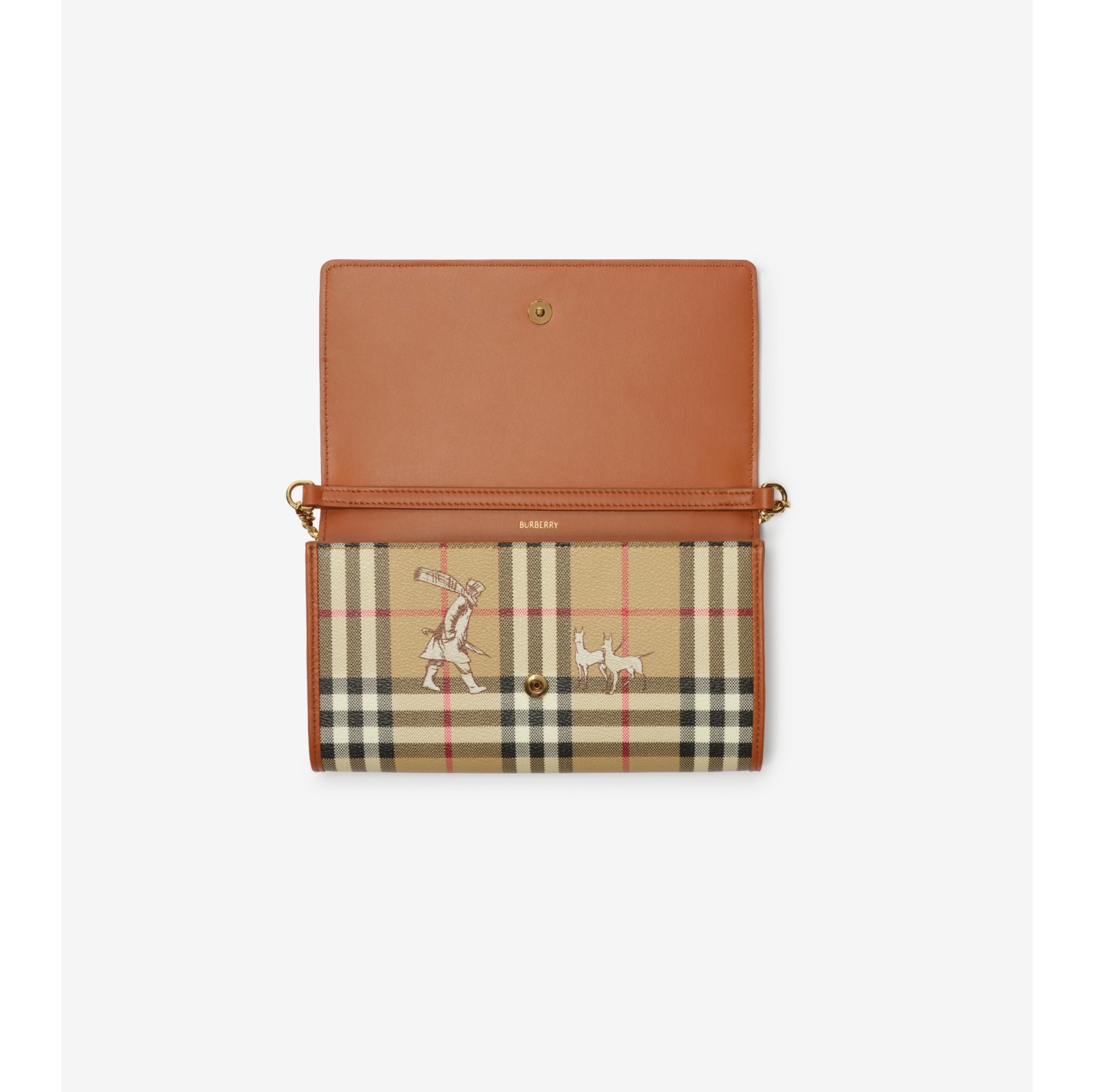 Check Mates Chain Strap Wallet