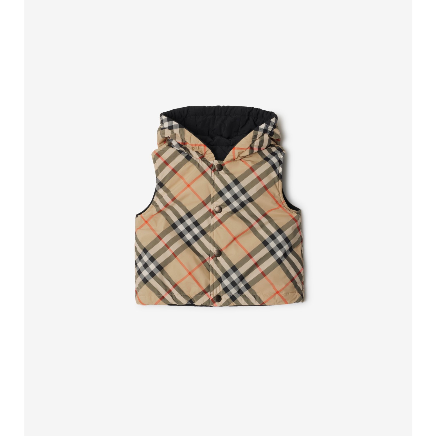 Reversible Check Gilet