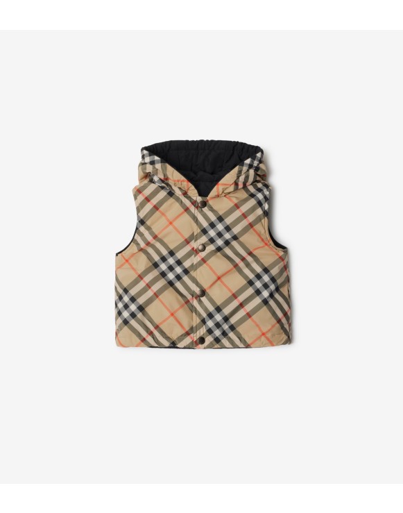 Reversible Check Gilet