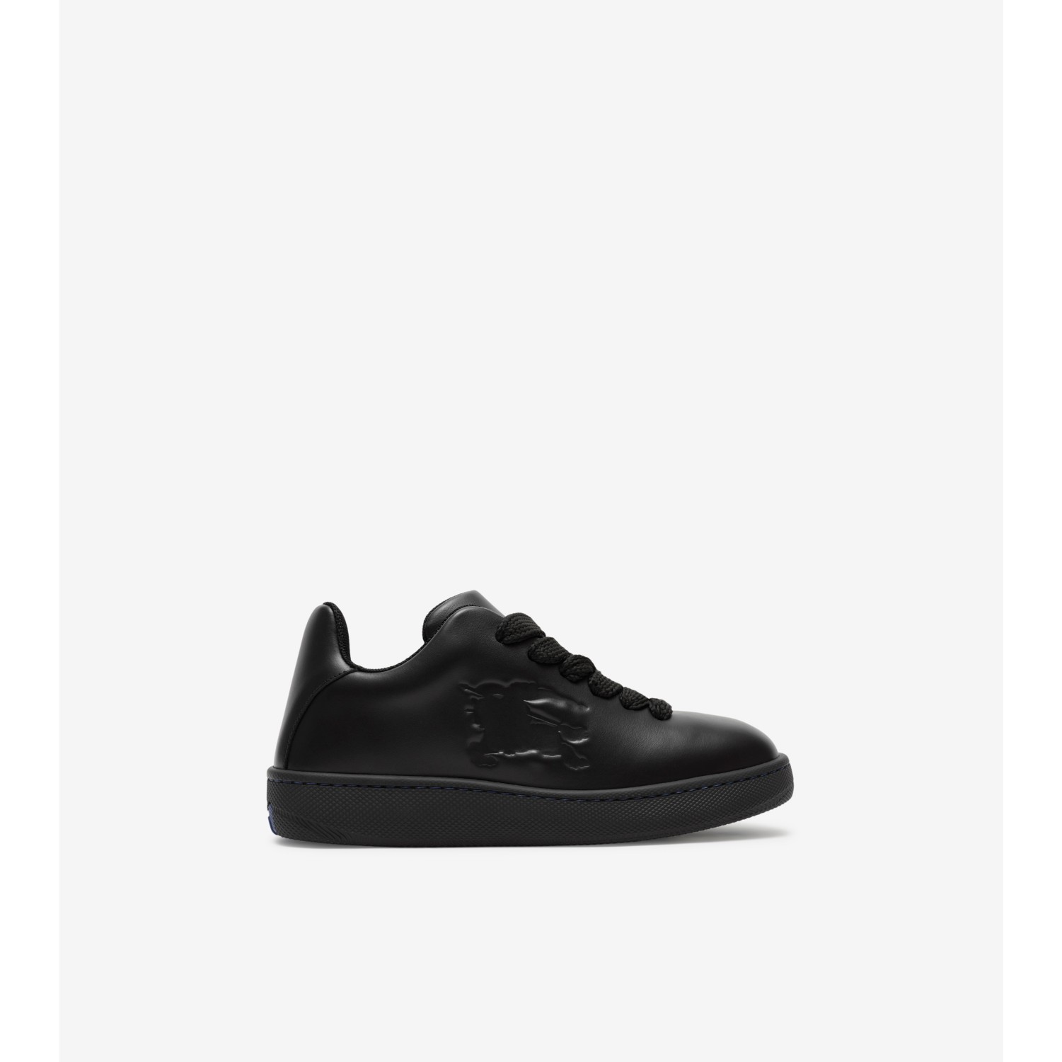 Leather Box Sneakers in Black - Women | Burberry® Official