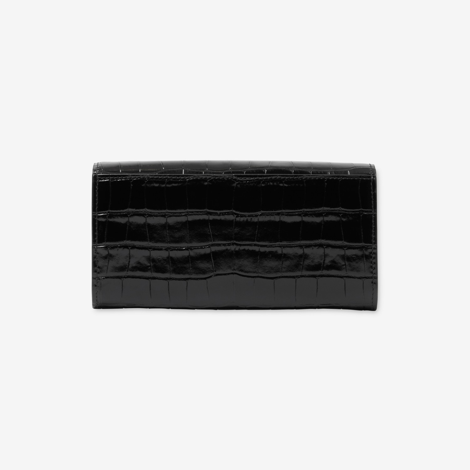 Embossed Leather TB Continental Wallet
