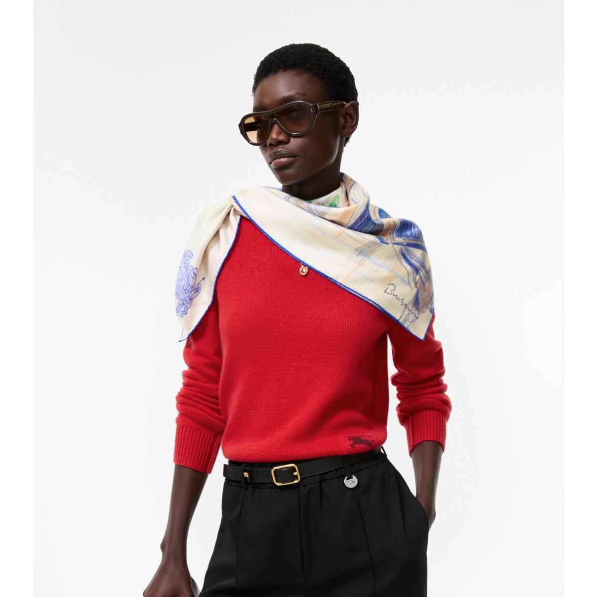  Printed London Scarf