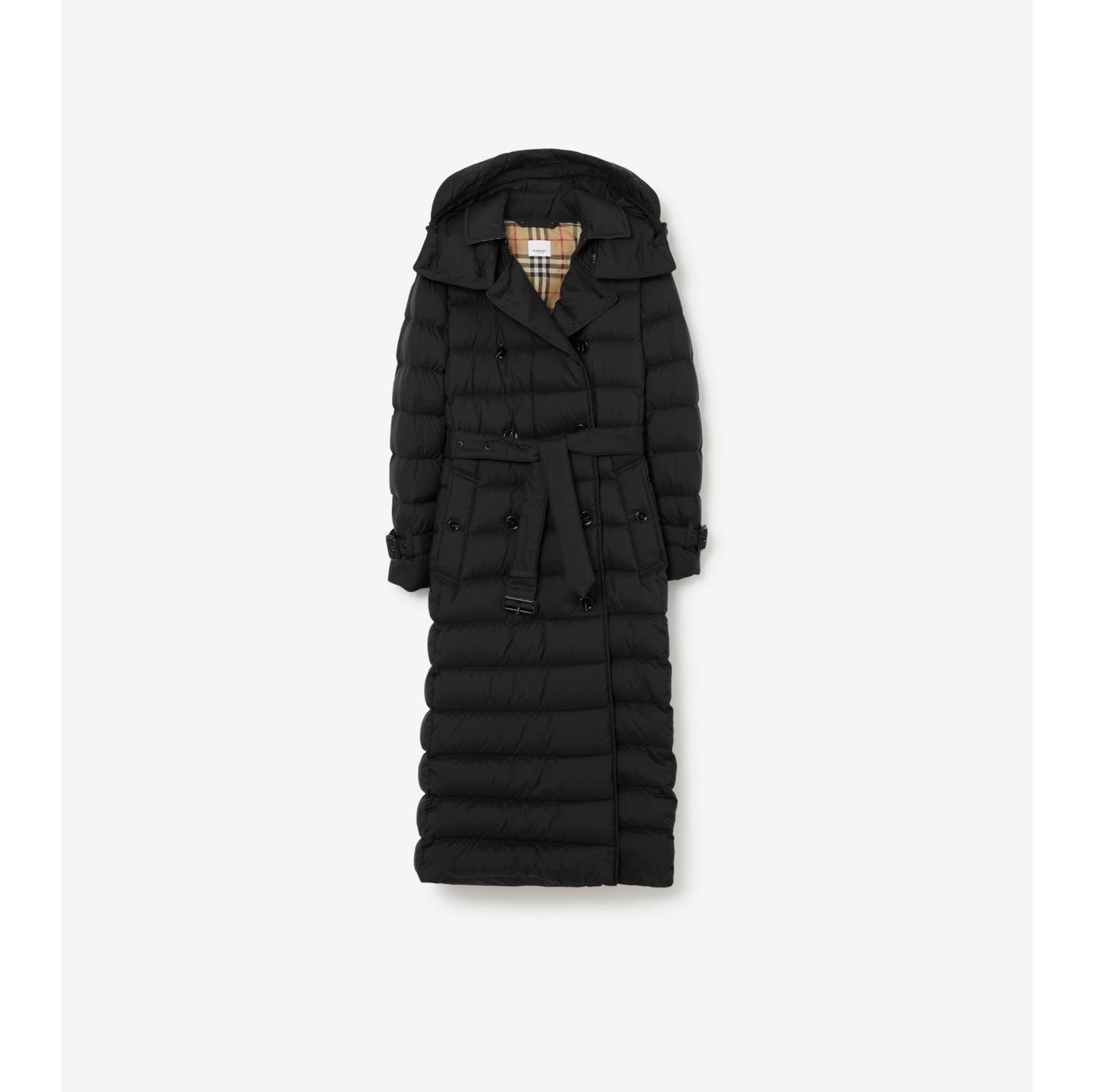 Long Nylon Puffer Coat