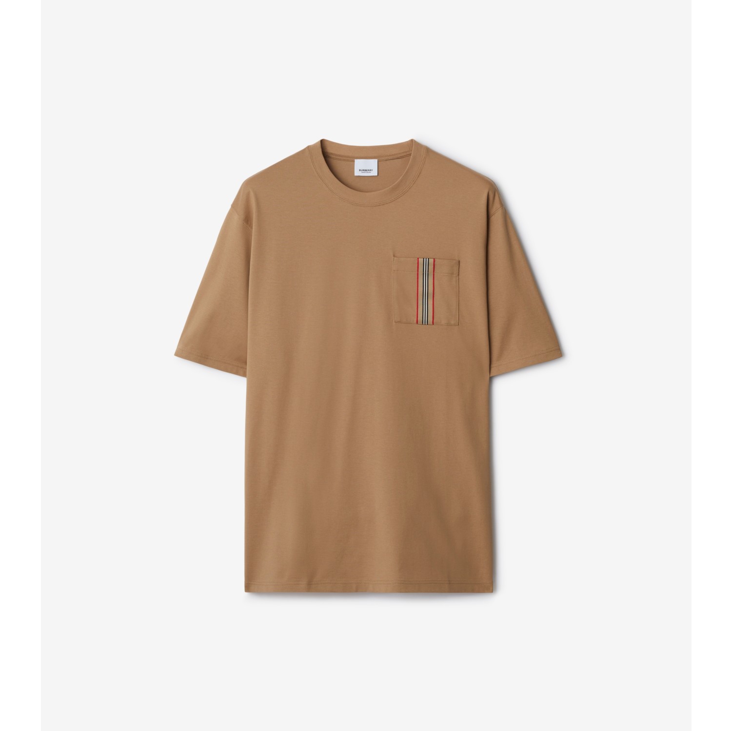 コットンTシャツ (キャメル) - メンズ | Burberry®公式サイト