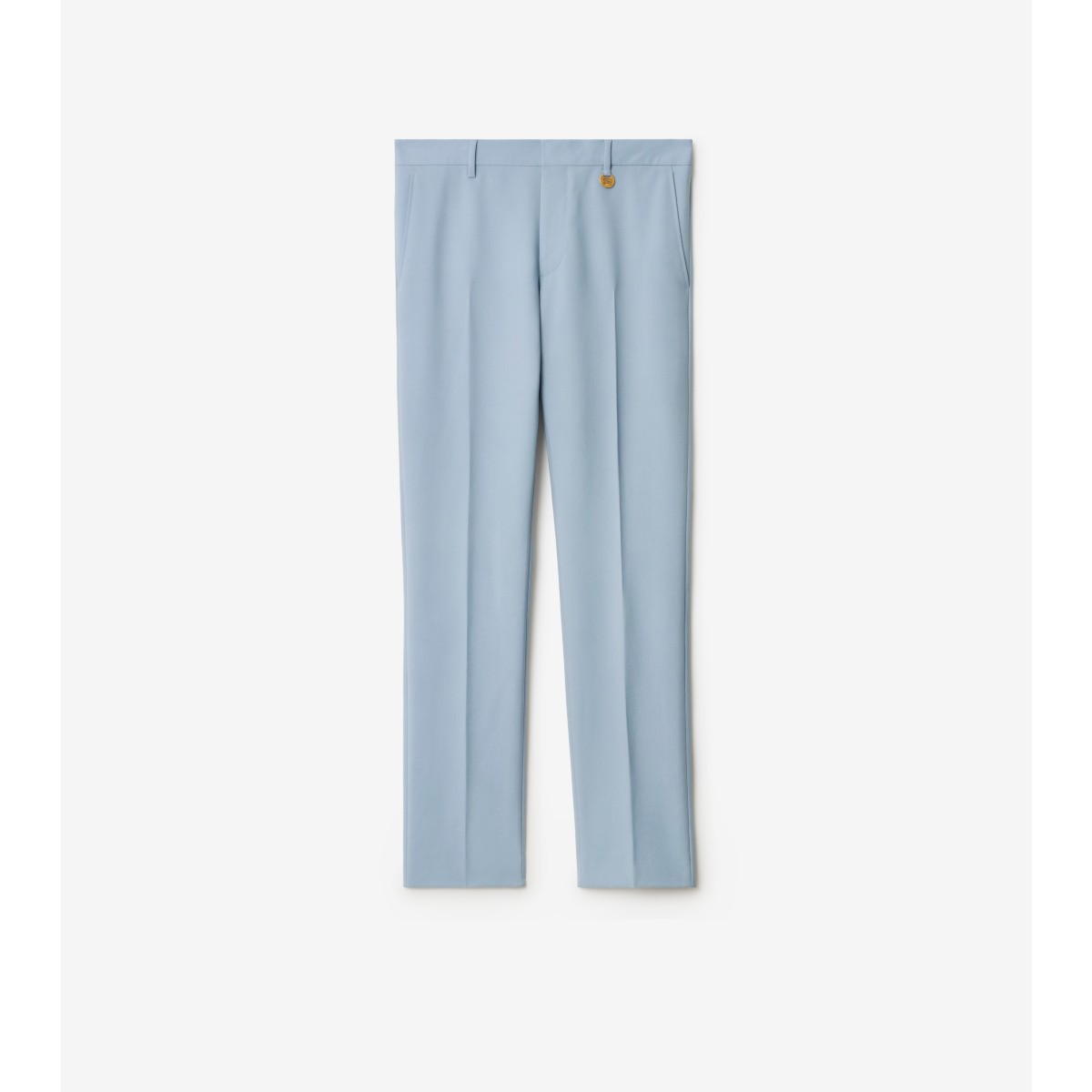 Burberry Wool Tailored Trousers In Gale