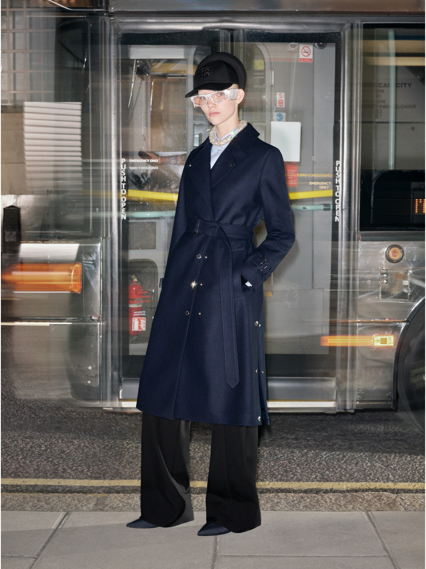 Original Italian Military trench coat khaki formal coat quilted liner belted vintage military