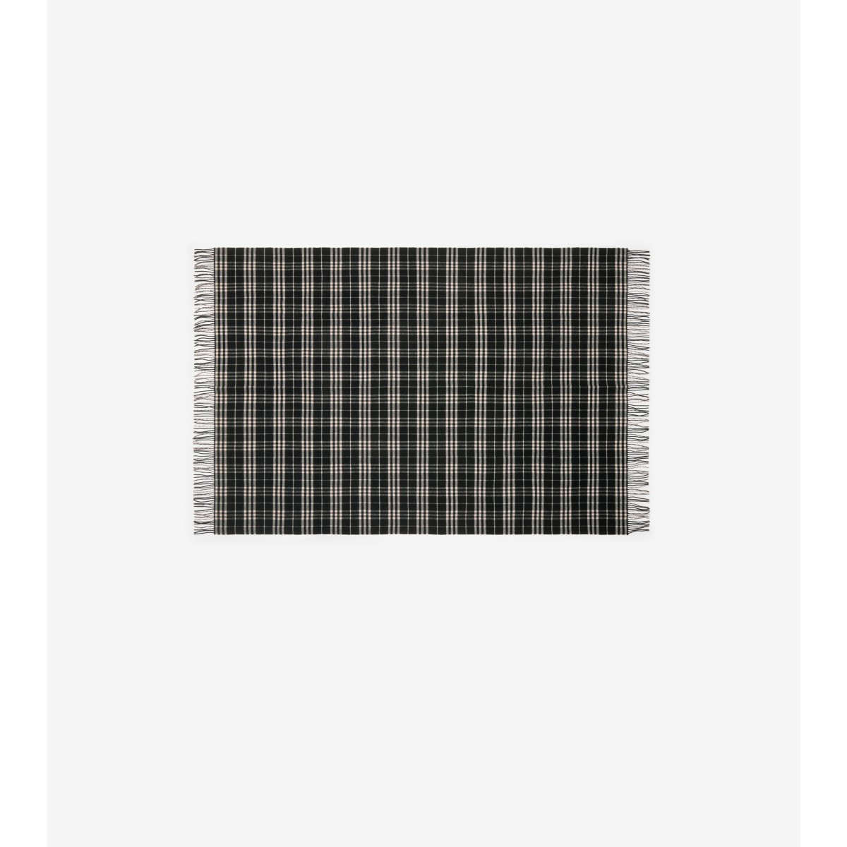  Check Wool Cashmere Blanket