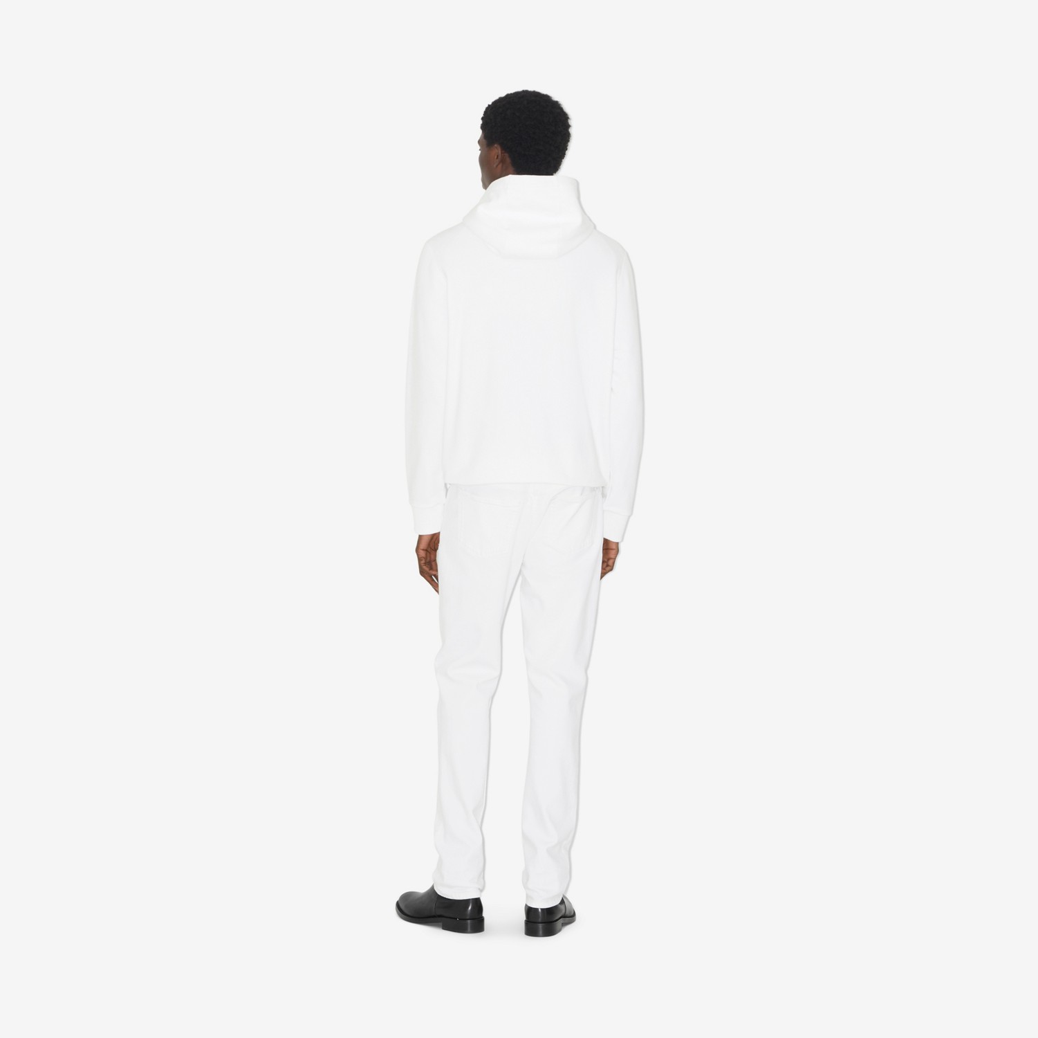 Hoodie en coton EKD (Blanc) - Homme | Site officiel Burberry®