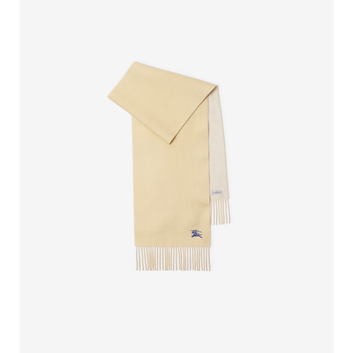 Shop Burberry Reversible Cashmere Scarf In Sandstone