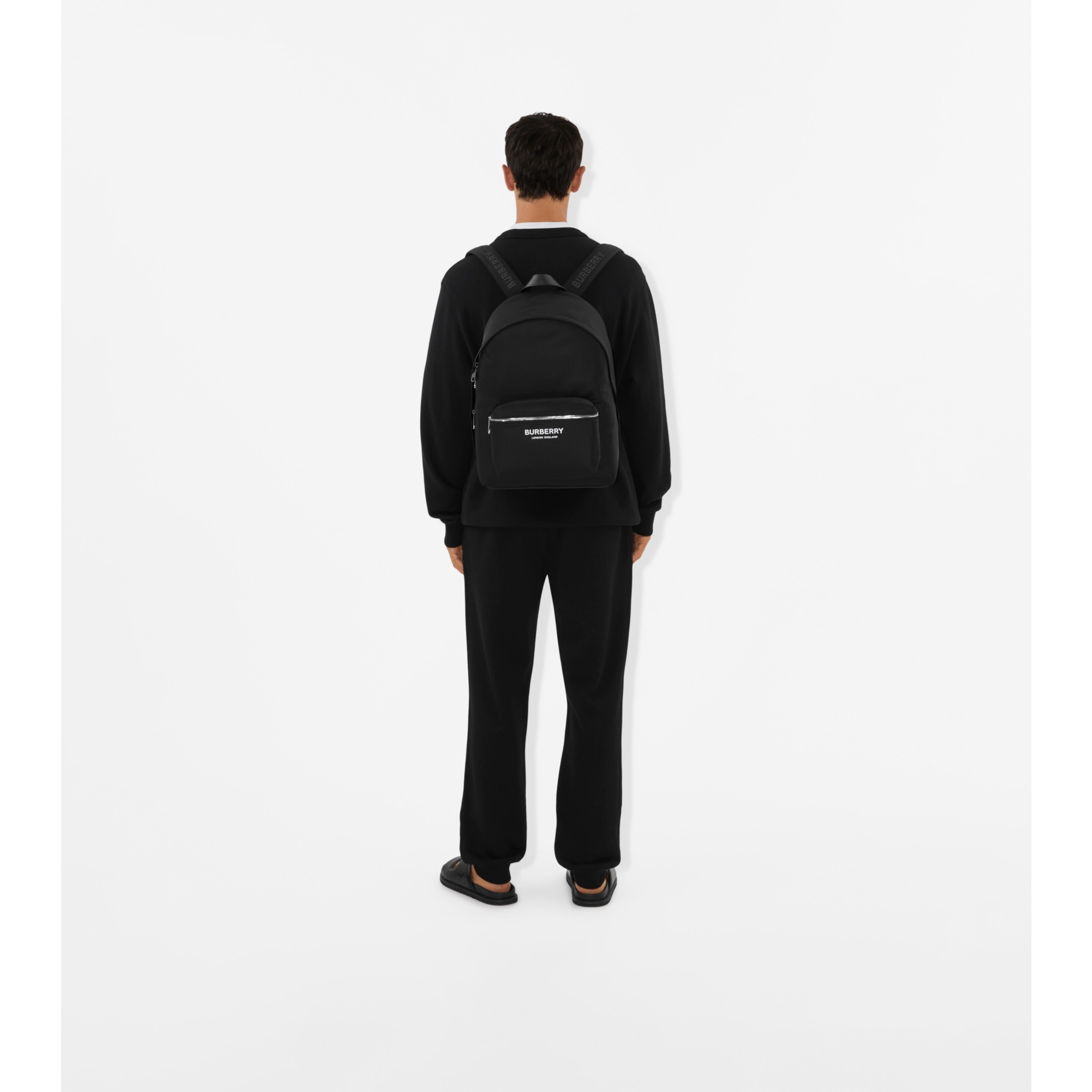 Nylon Backpack in Black - Men | Burberry® Official