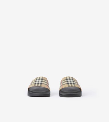 Burberry slides for store women