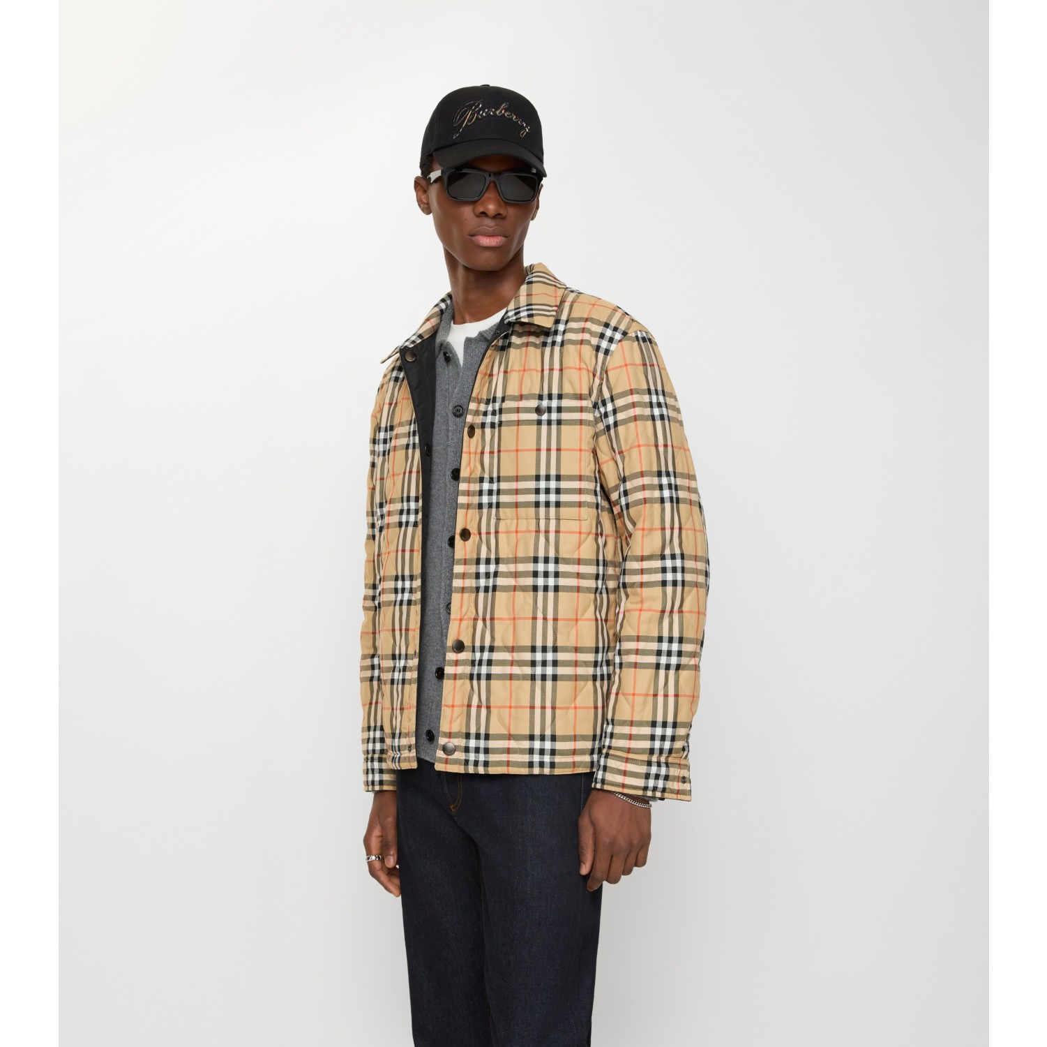 Reversible Quilted Nylon Overshirt