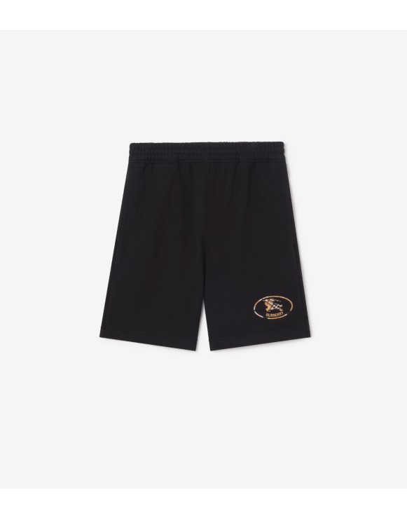 チェックナイトスタンプ コットンショーツ