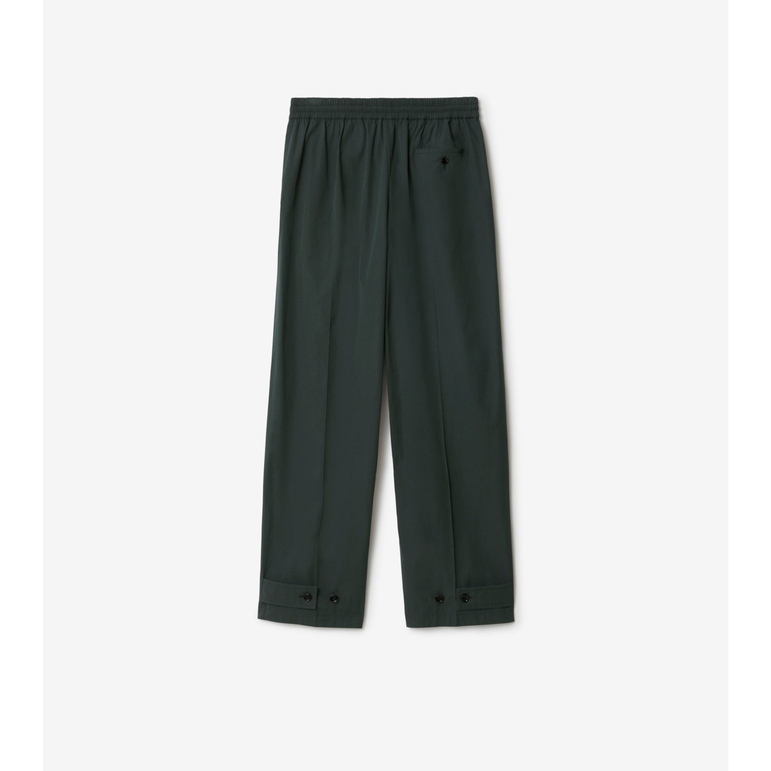 Cotton Blend Tailored Trousers