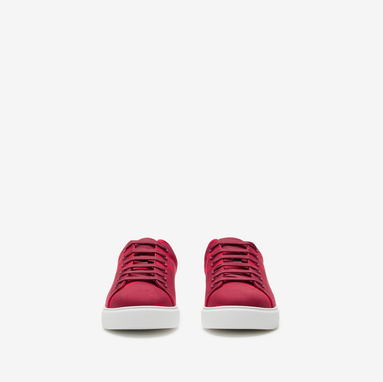 Check Cotton Sneakers in Ripple - Women | Burberry® Official
