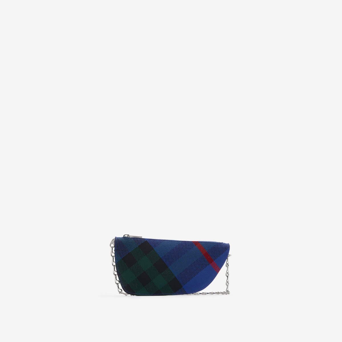 Shop Burberry Micro Shield Sling Bag In Knight
