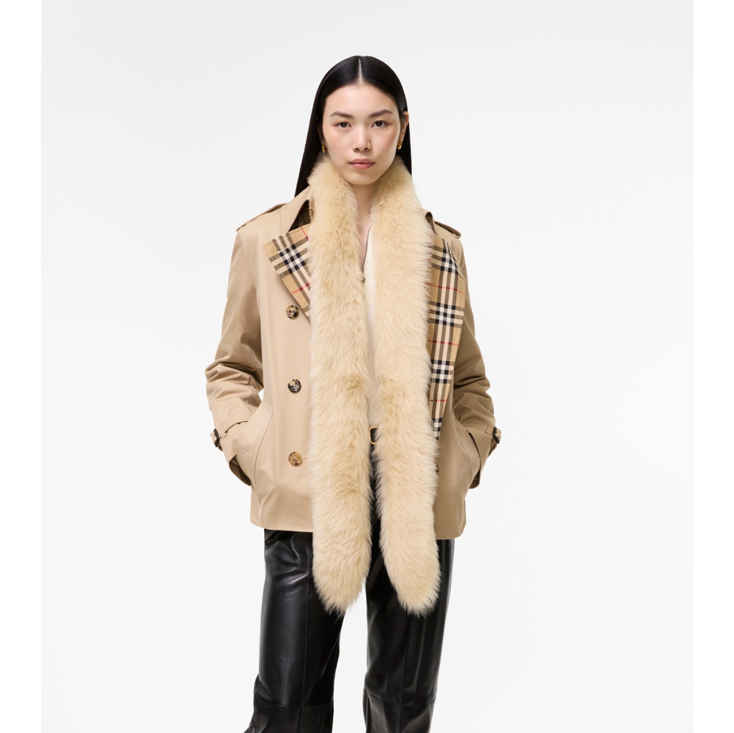 Skinny Shearling Scarf