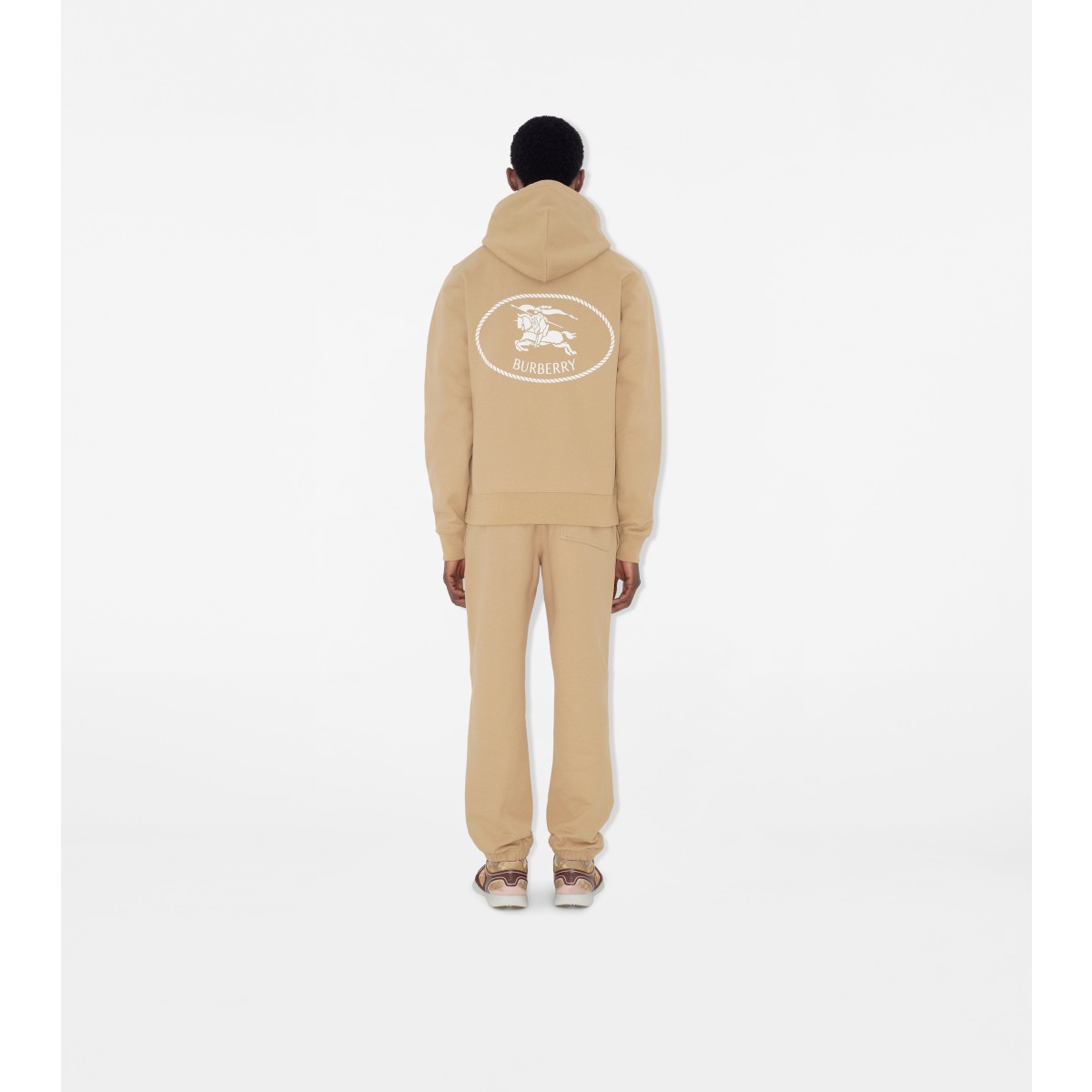  Embroidered Knight Stamp Cotton Hoodie