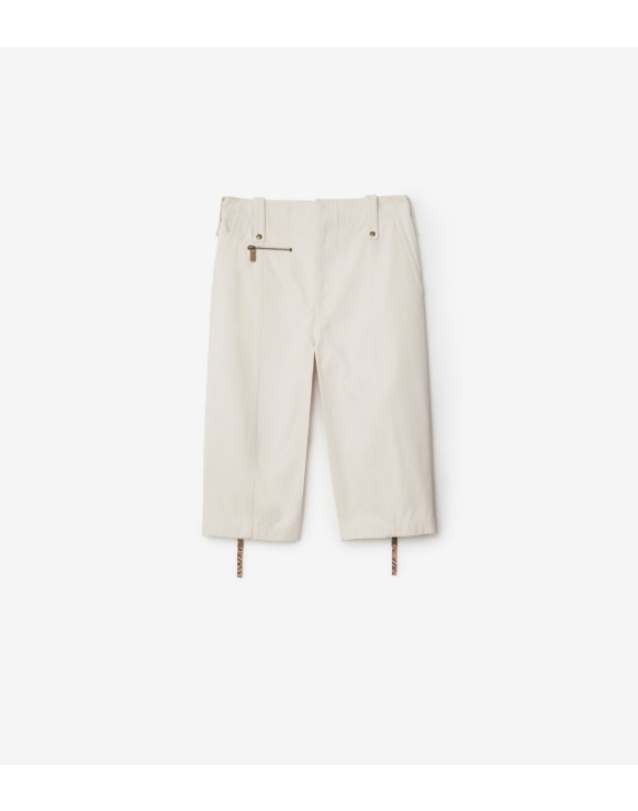 Cotton Capri Trousers