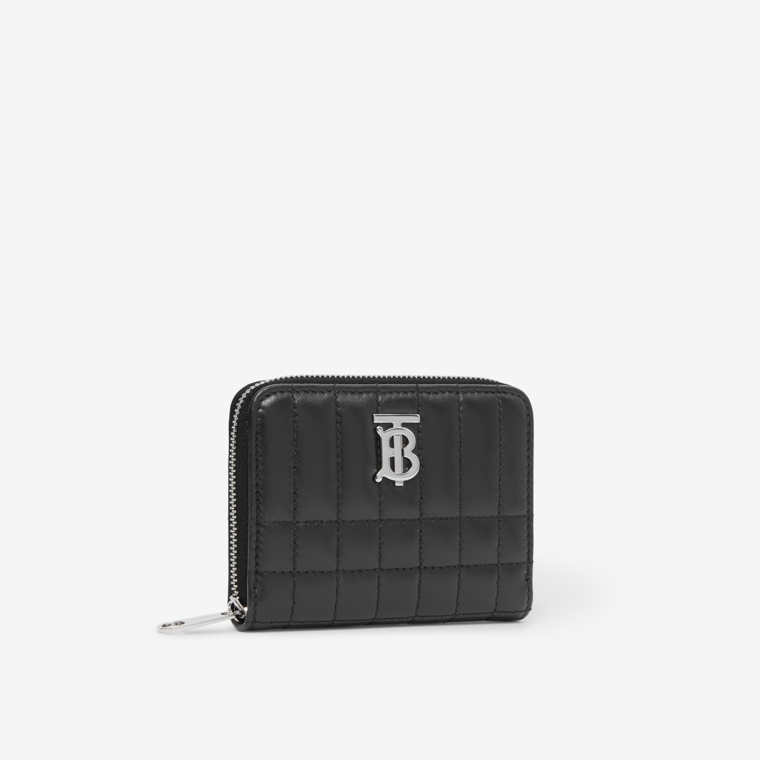 Quilted Leather Lola Zip Wallet in Black/palladium - Women | Burberry® Official - 2