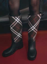 Shot of the Cavalier Rain Boot in colour Tobacco Brown