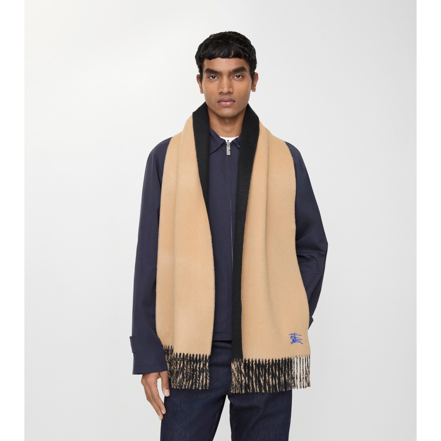 Reversible Cashmere Scarf - thumbnail 3