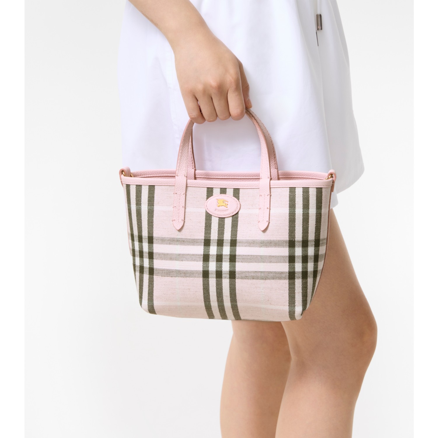 ミニ リバーシブル ブルームズベリー トート​ (カメオピンク／マロウ