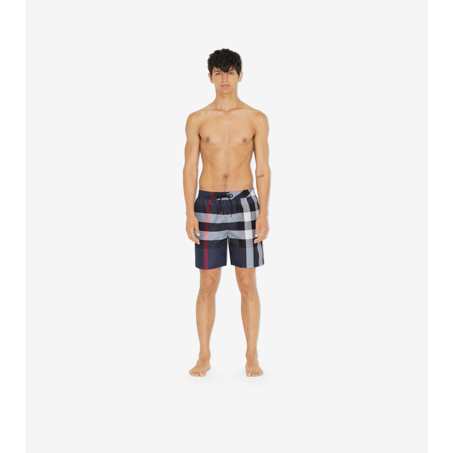 Schwimmshorts in Check