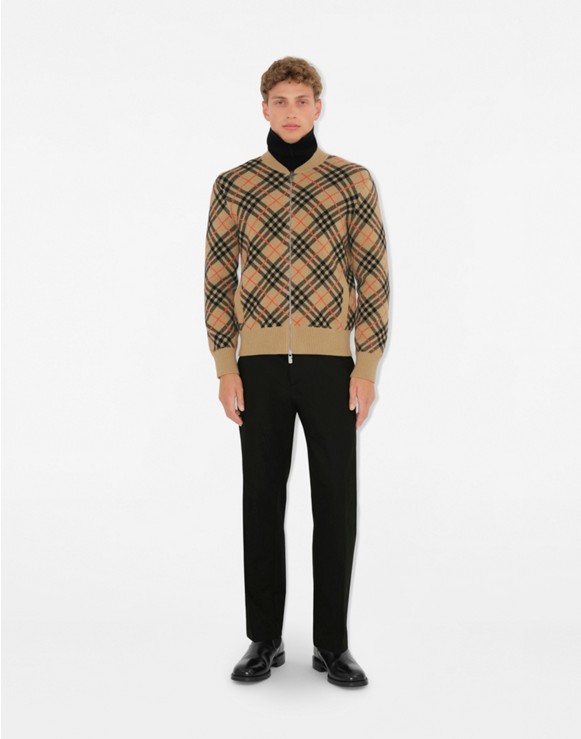 BURBERRY 21AW 現行 カシミヤニット メガチェック セーター S BURBERRY 21AW 現行 カシミヤニット メガチェック セーター S