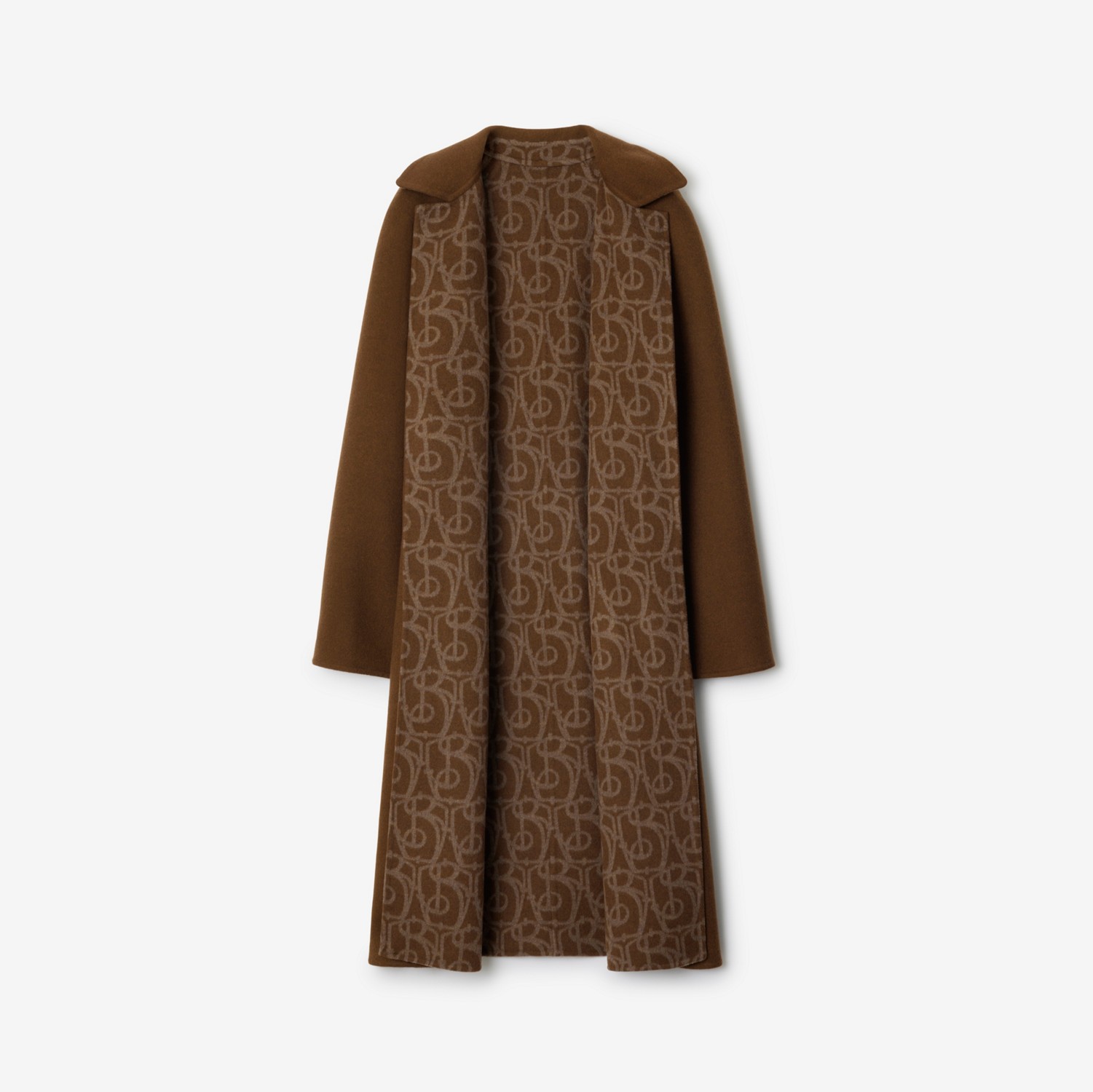 Wool Cashmere Wrap Coat in Tor/canvas - Women, Silk Wool Cashmere Wrap Coat in Tor/canvas - Women, Silk