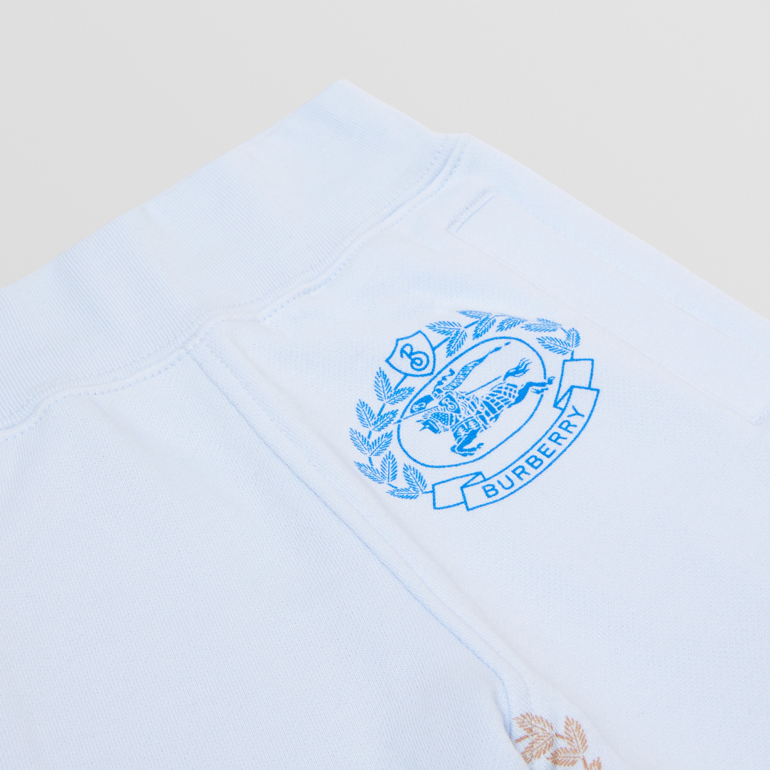 EKD Print Cotton Jogging Pants in Pale Blue - Children | Burberry® Official - 2