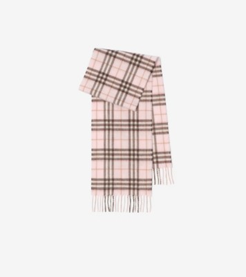 Check Cashmere Scarf Bow ®