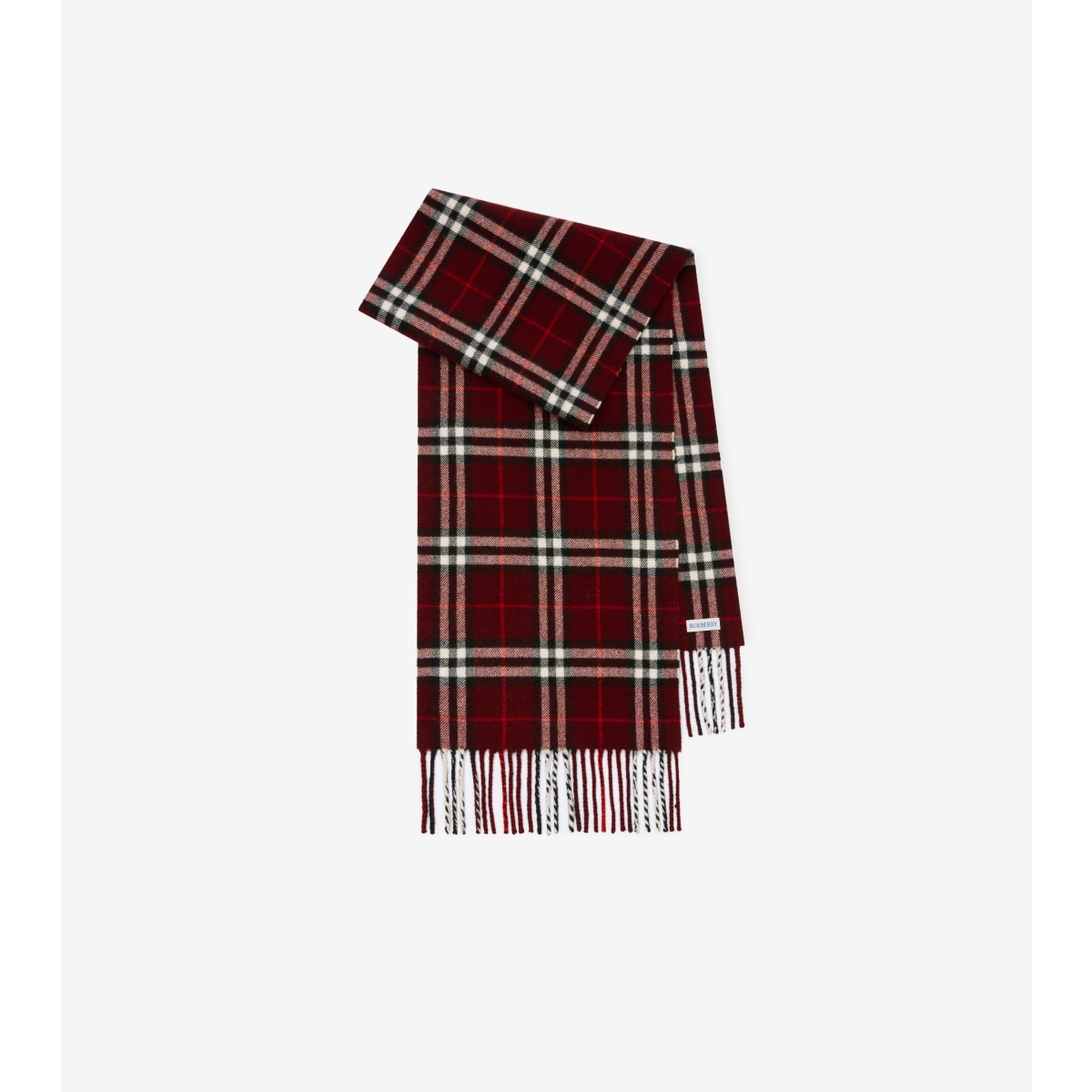  Check Sparkle Cashmere Scarf
