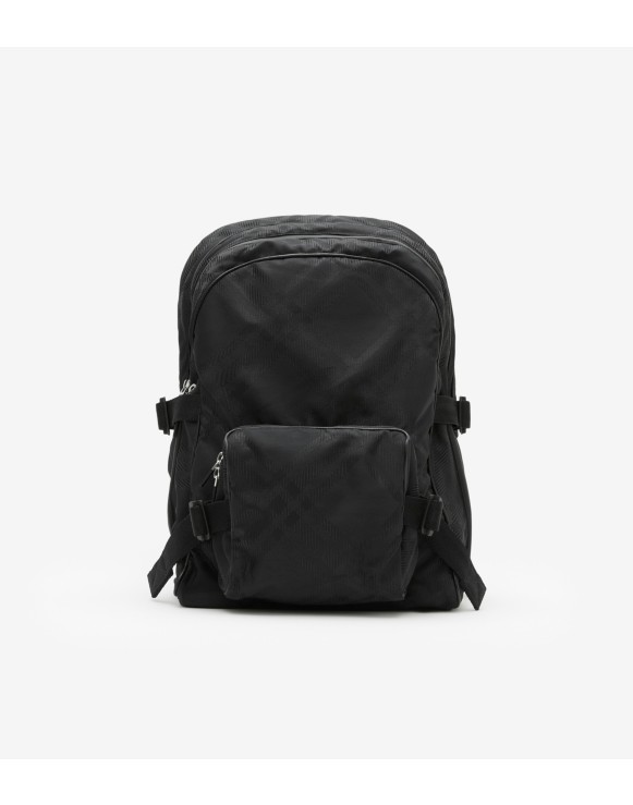 Check Jacquard Backpack