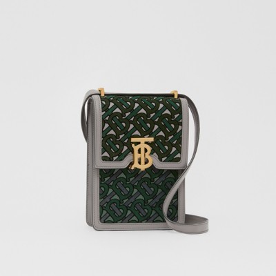 burberry green purse