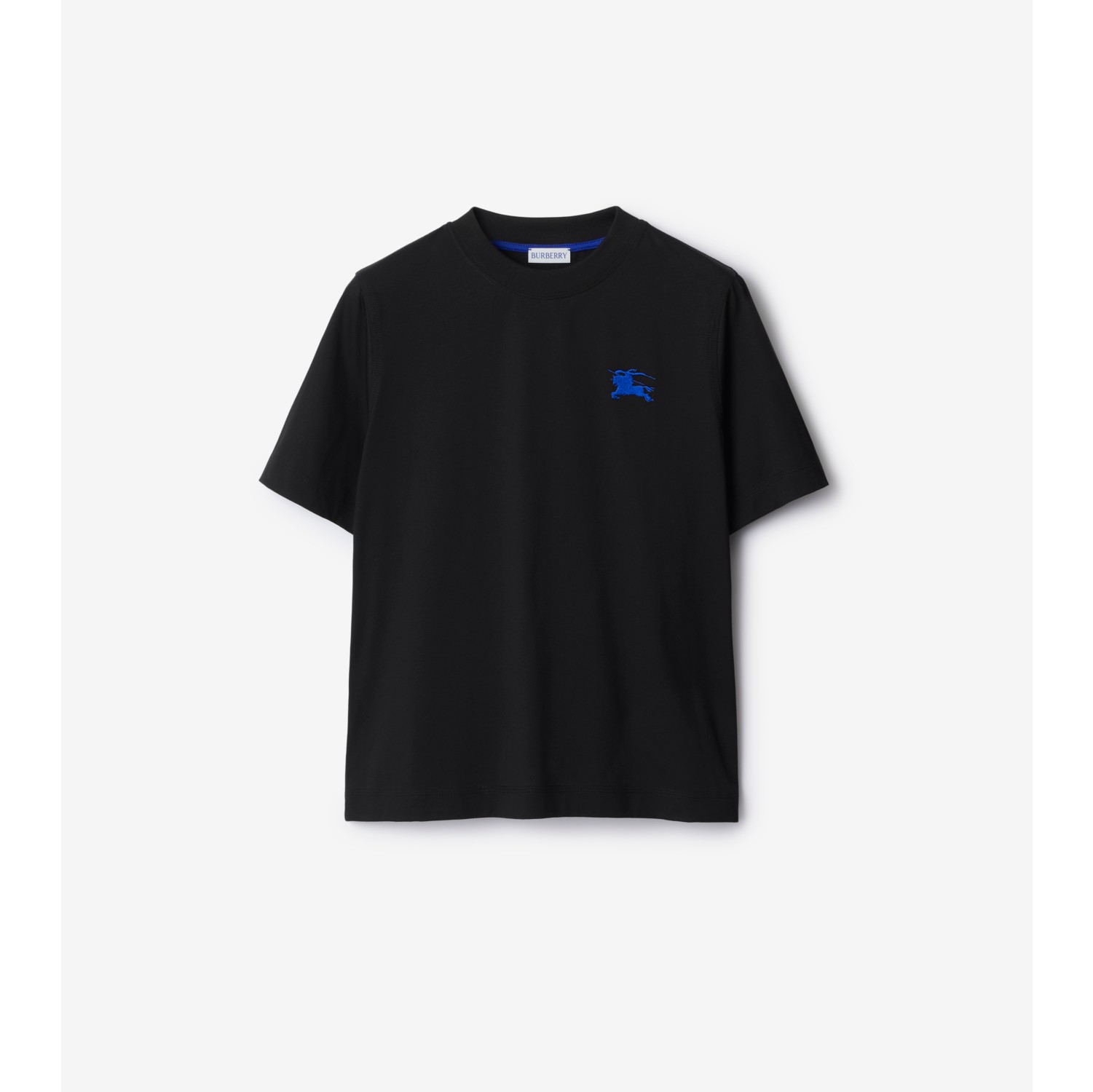 コットンTシャツ (ブラック) - ウィメンズ, コットン | Burberry®公式 