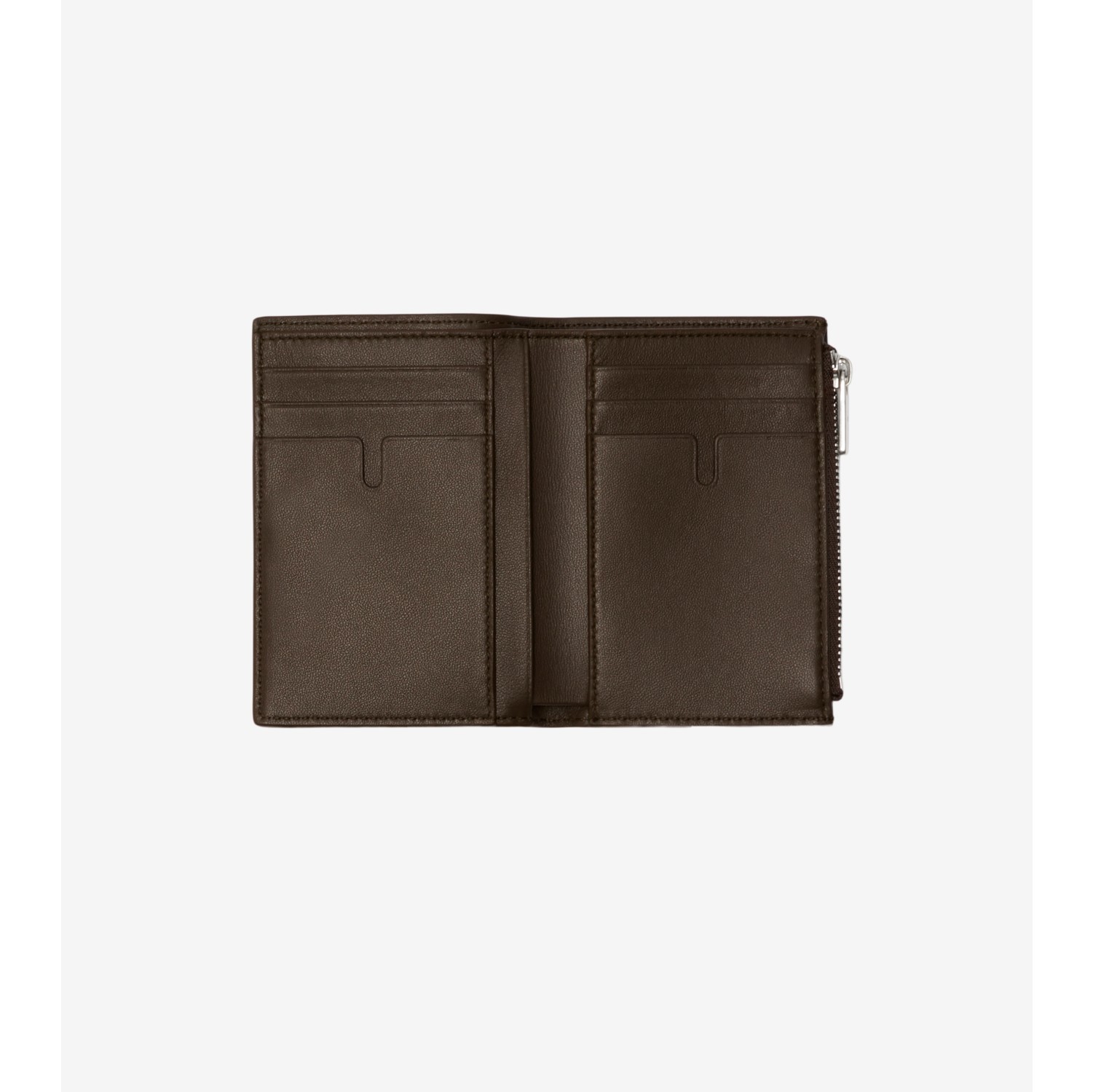 Embossed Check Zip Bifold Wallet