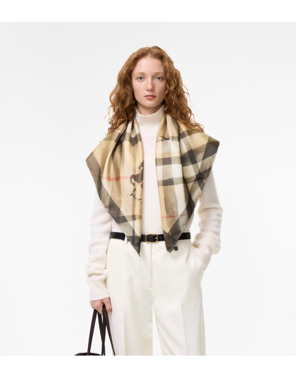 ウィメンズ デザイナー シルクスカーフ | Burberry® 公式サイト