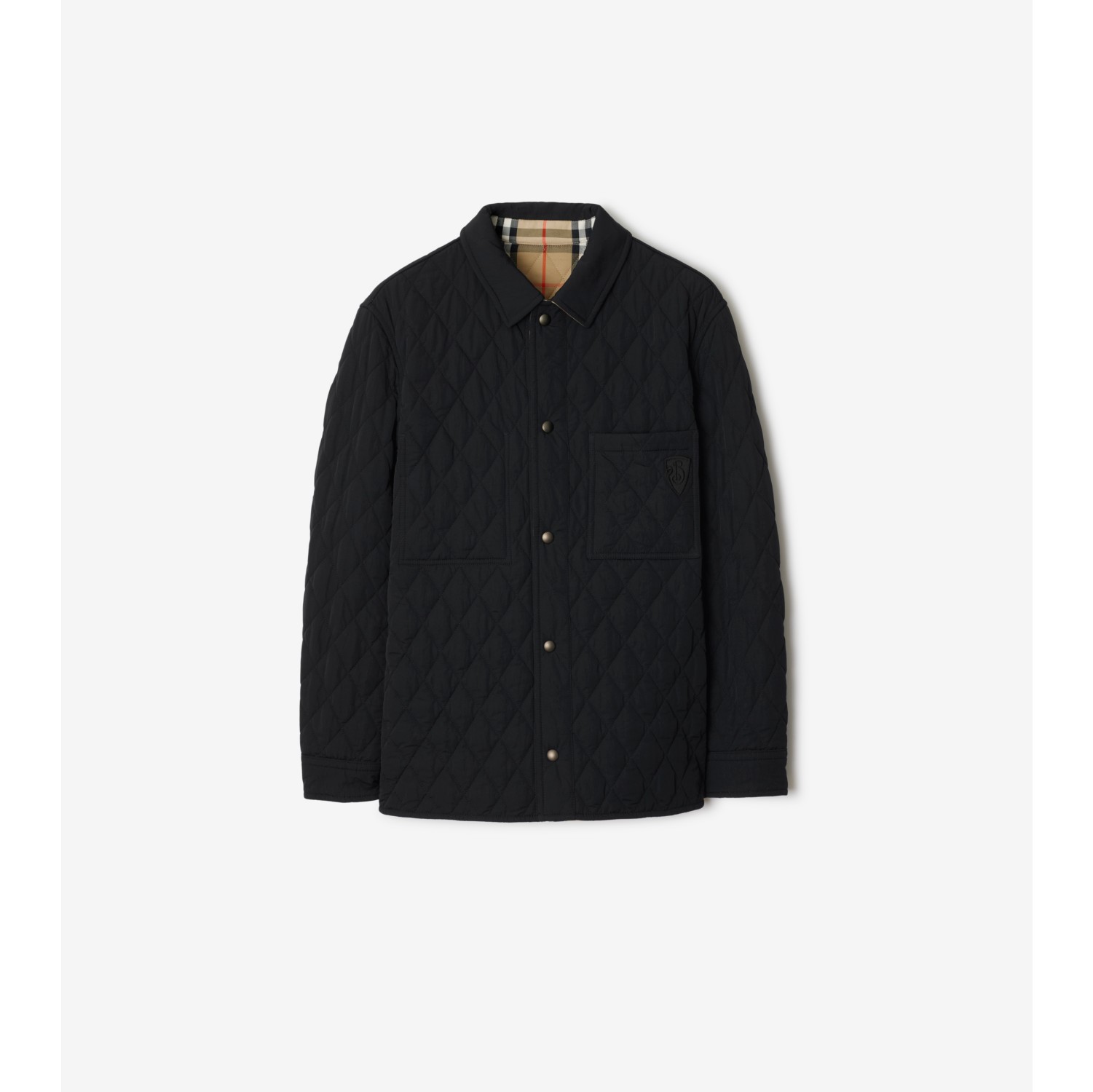 Reversible Quilted Nylon Overshirt