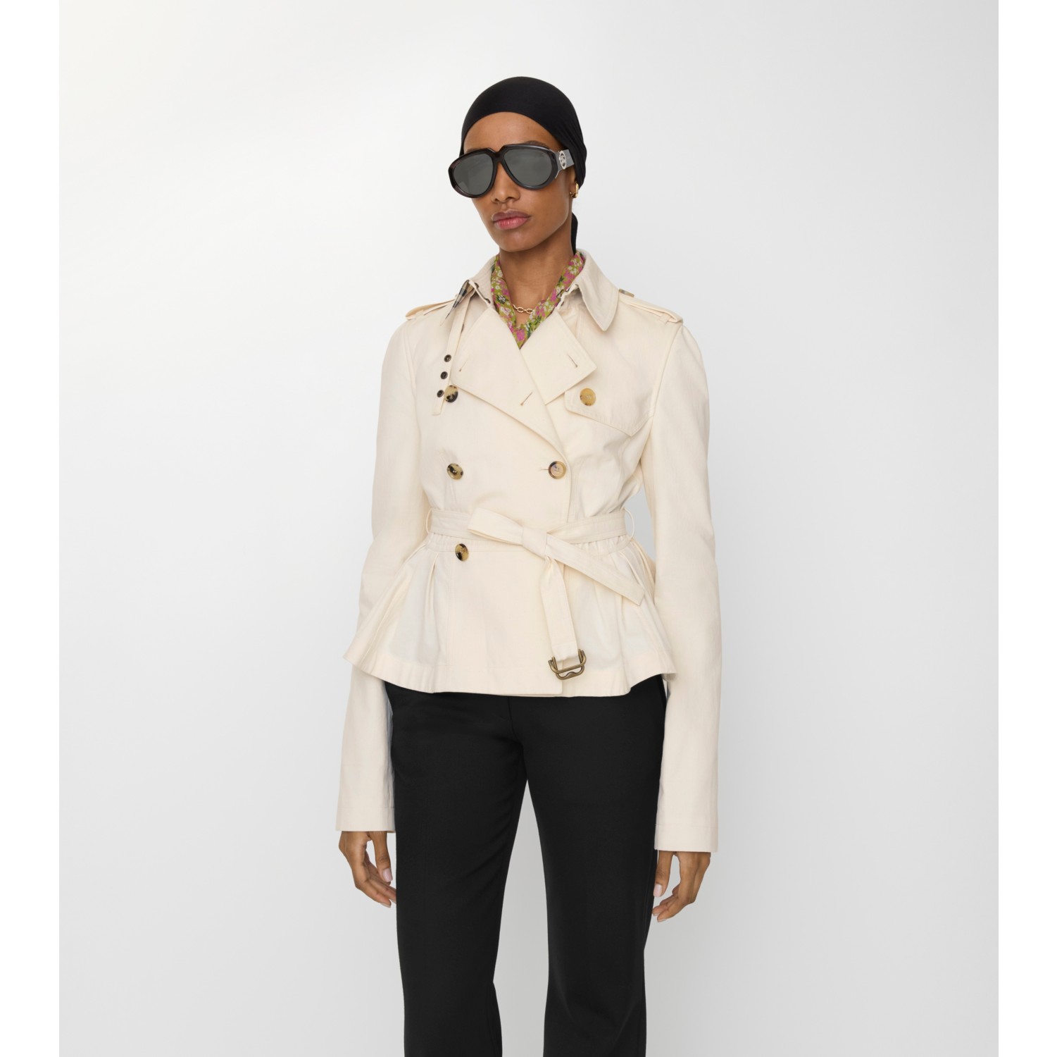 Cotton Isabella Trench Jacket