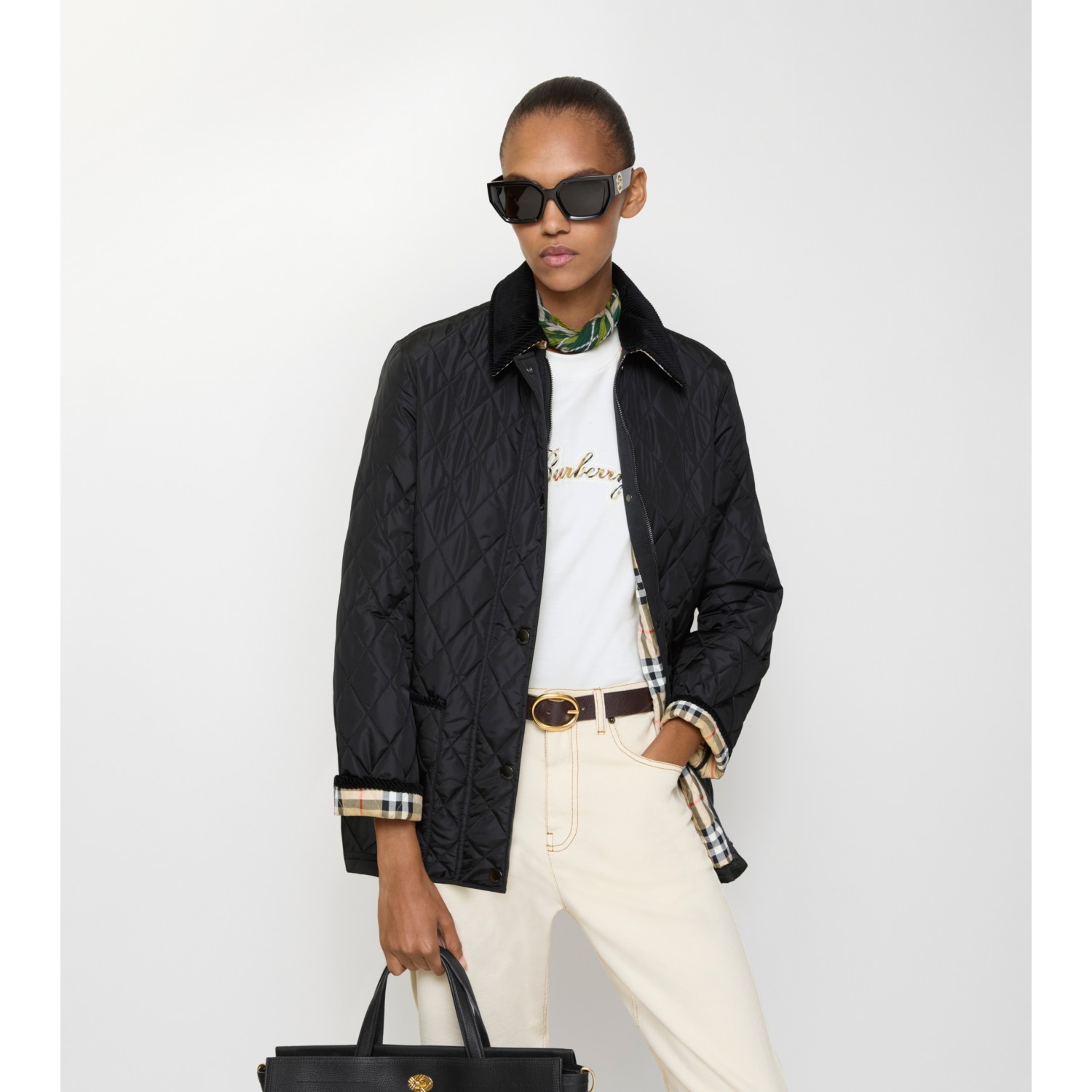 Quilted Nylon Barn Jacket - thumbnail 6
